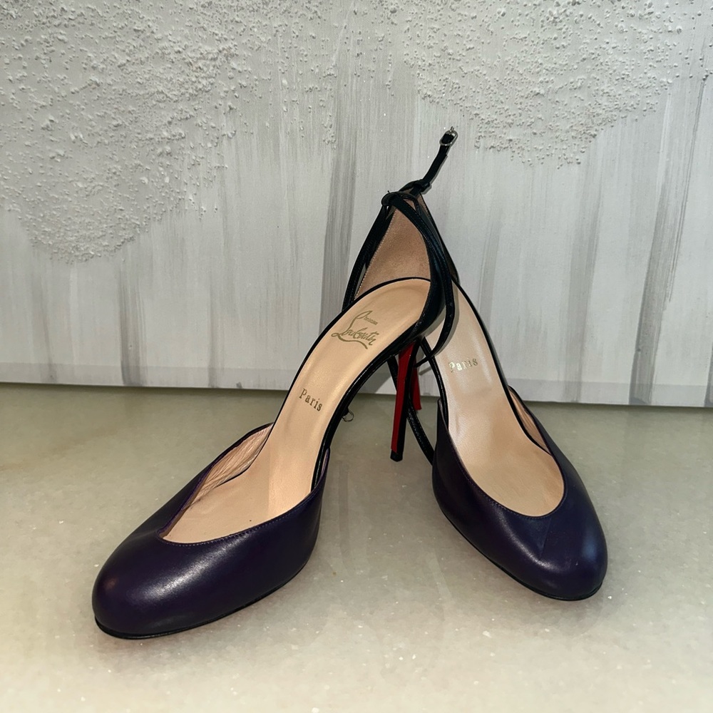 Christian Louboutin Heels Sz 40- purple